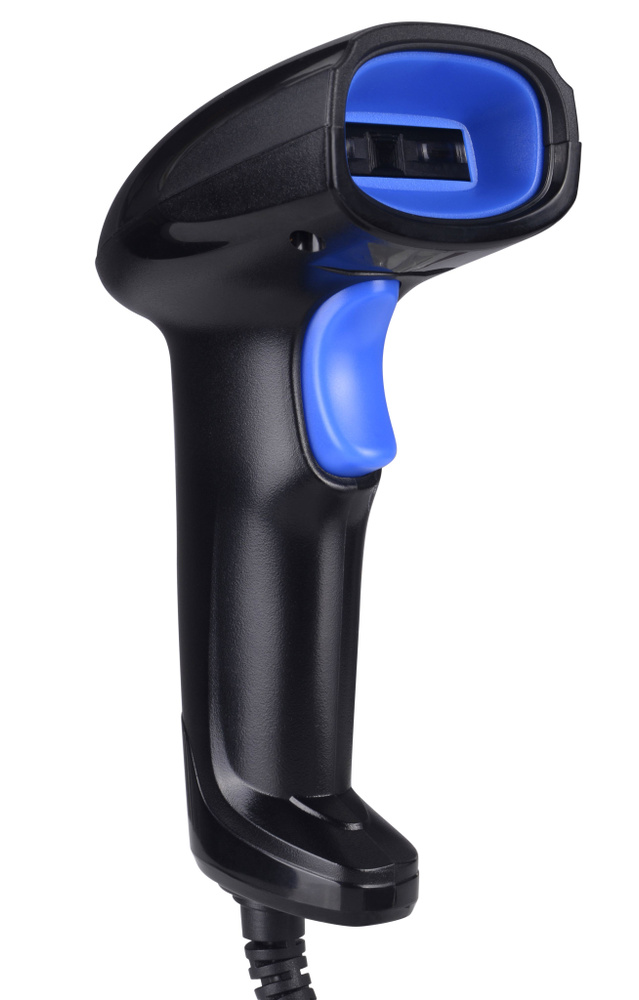 Проводной сканер штрих-кодов YHDAA 2D Wired Barcode Scanner YHD-1100D Blue #1