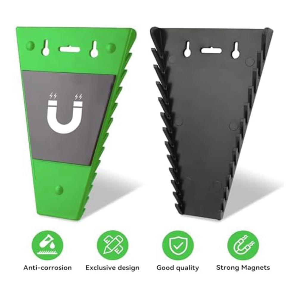 4 шт. Магнитный органайзер для гаечных ключей, SAE (1/4 1/16 дюйма) и ...