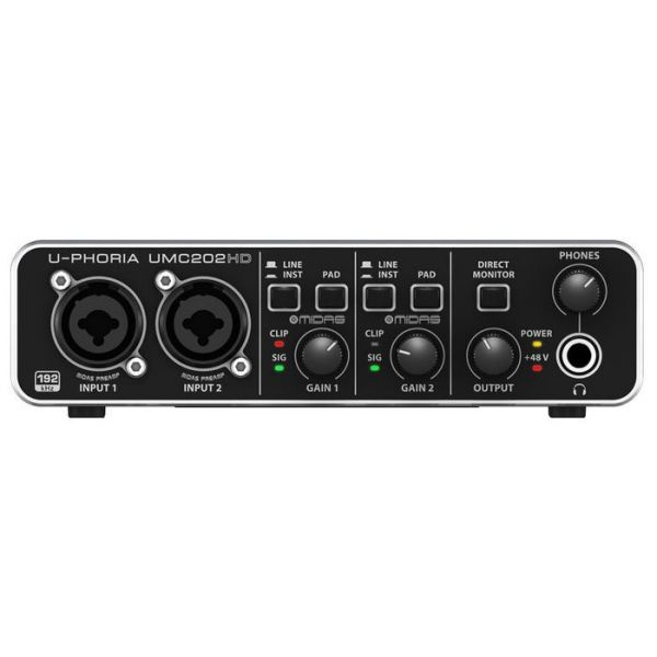 Аудиоинтерфейс Behringer UMC202HD #1