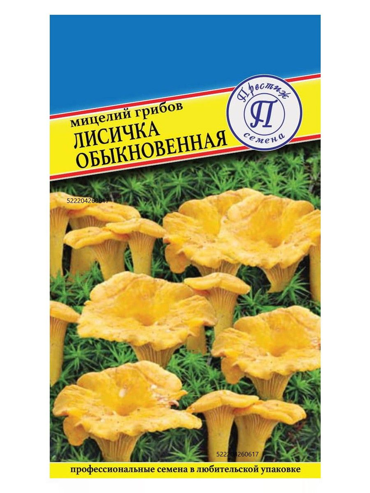 Мицелий грибов "ЛИСИЧКА ОБЫКНОВЕННАЯ" семена грибов #1