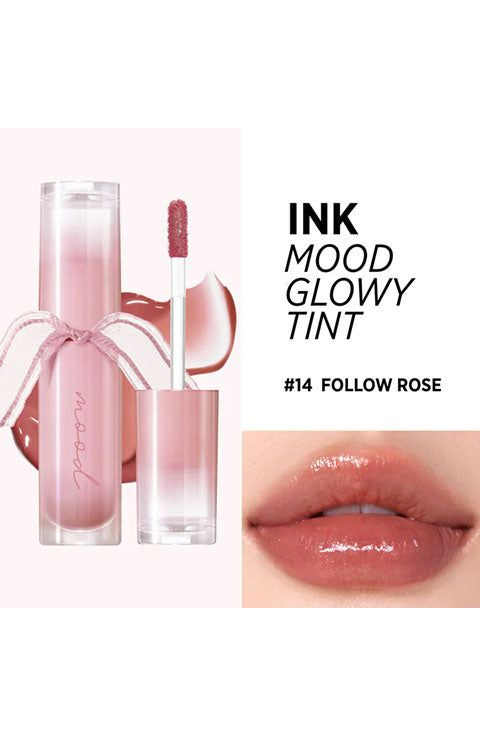 Тинт для губ PERIPERA INK MOOD GLOWY TINT жидкий тон 014 Follow Rose #1