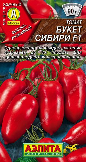 Томат Букет Сибири -2 упаковки по 10 шт. семян #1