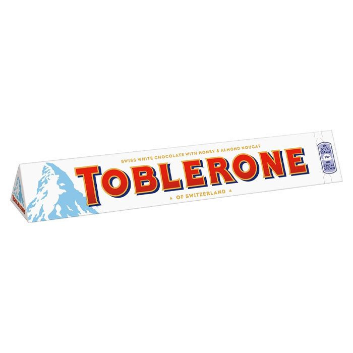 Молочный шоколад Toblerone White, 100 гр #1