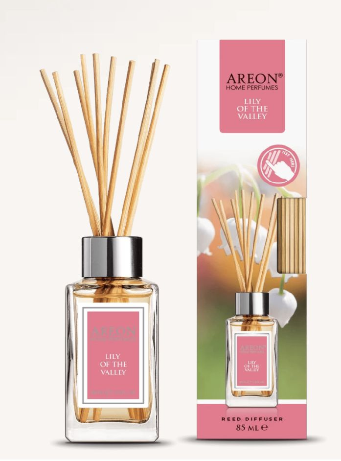 Ароматизатор для дома AREON Home Perfume Sticks 85 ml Lily of the Valley (диффузор с деревянными палочками) #1