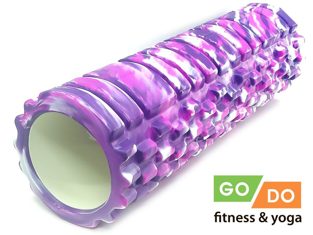 Валик ролл для фитнеса GO DO JD2-45-KM-purple #1