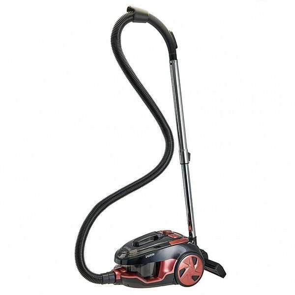 Бытовой пылесос Delta LUX DE-3501 черный с терракот, черный, коричнево ...