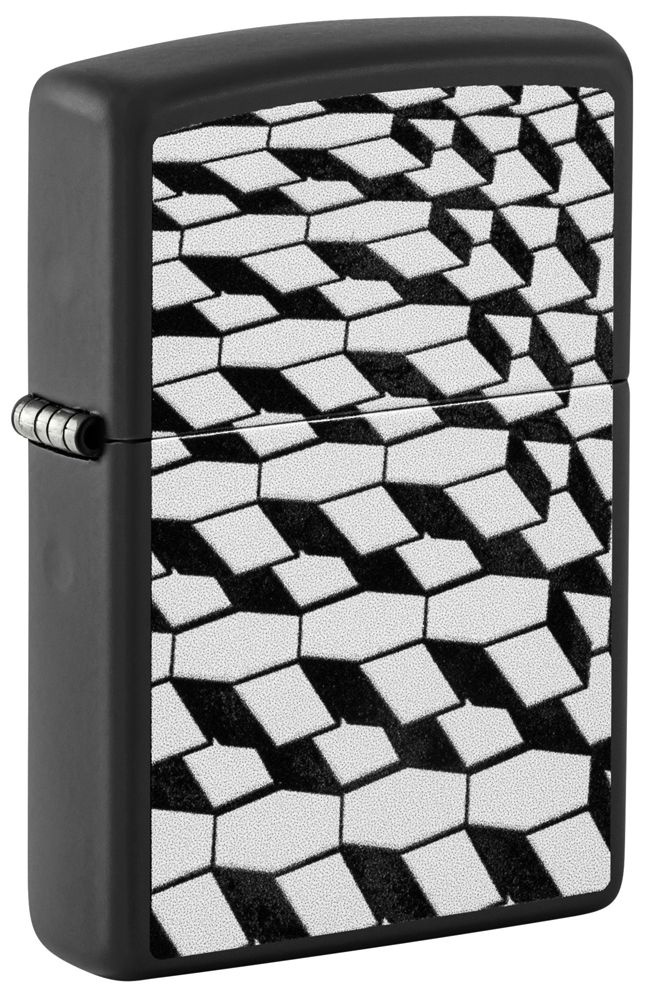 Зажигалка ZIPPO Лучшая цена 2023 с Покрытием Black Matte Зиппо MADE IN USA 48795  #1