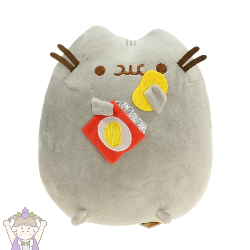 Мягкая игрушка "PUSHEEN THE CAT" ("Кот Пушин") с пончиком - купить с ...