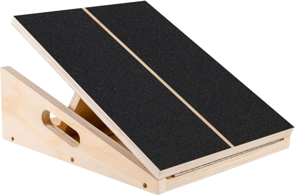 Наклонная доска Регулируемый тренажер для растяжки икроножных мышц ...