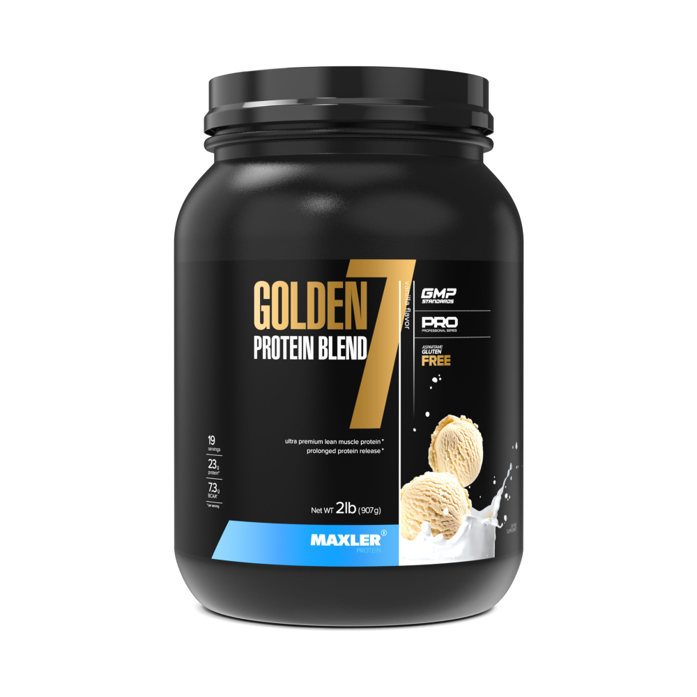Протеин многокомпонентный Maxler Golden 7 Protein Blend 2 lb 907г ...