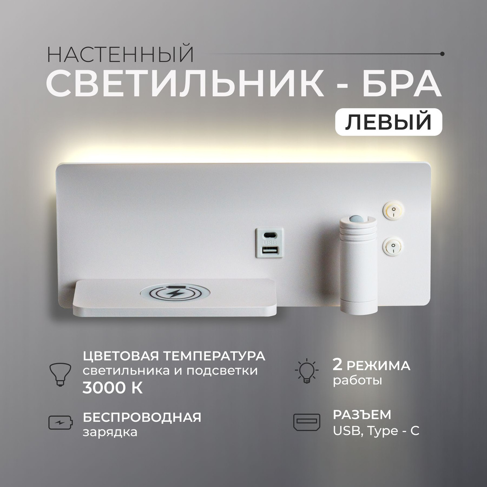 Clean Нands Настенный светильник, LED, 11 Вт #1