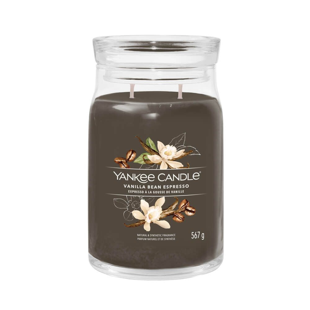 Yankee Candle Свеча ароматическая "Ванильный эспрессо", 16 см х 9 см, 1 шт  #1