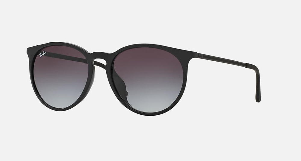 Солнцезащитные очки унисекс, круглые RAY-BAN с чехлом, линзы серый ...