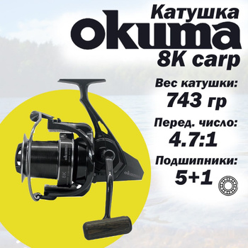 Okuma 8K Удилище – купить в интернет-магазине OZON по низкой цене