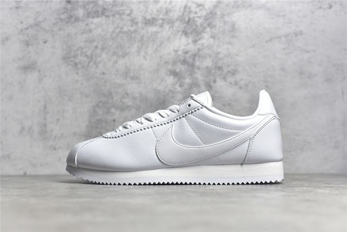 Nike cortez hotsell premium white