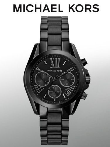 Michael kors bradshaw watch hot sale black