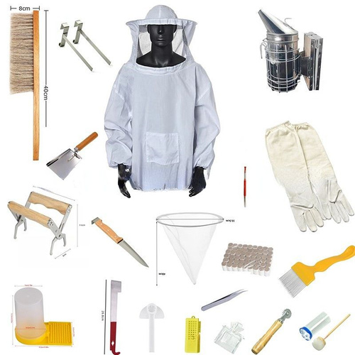 Набор для пчеловодства / Ручной инвентарь пчеловода - 13 комплектов ...