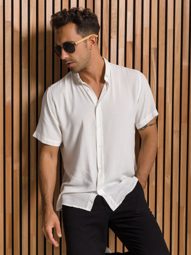 Белые рубашки с коротким рукавом Hummel - Brasil