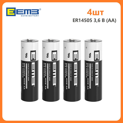 Литиевая батарейка ЕЕМБ ER14505 3.6В (AA)Номер пять 2600мАч,батарея без ...