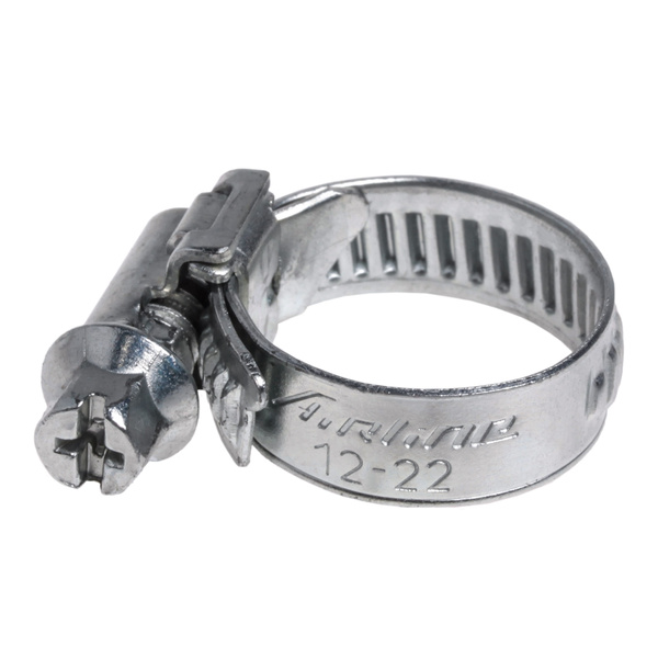 Хомут  12-22 оцинк. (Tecnik) (уп. 100 шт)