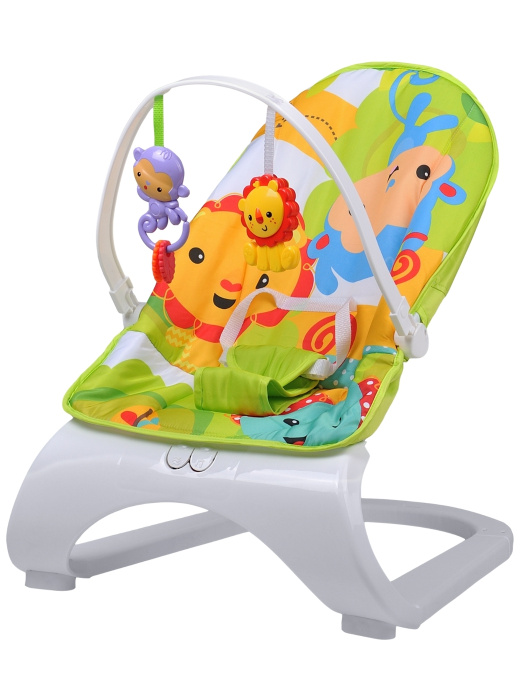 Шезлонг качели для новорожденных fisher price