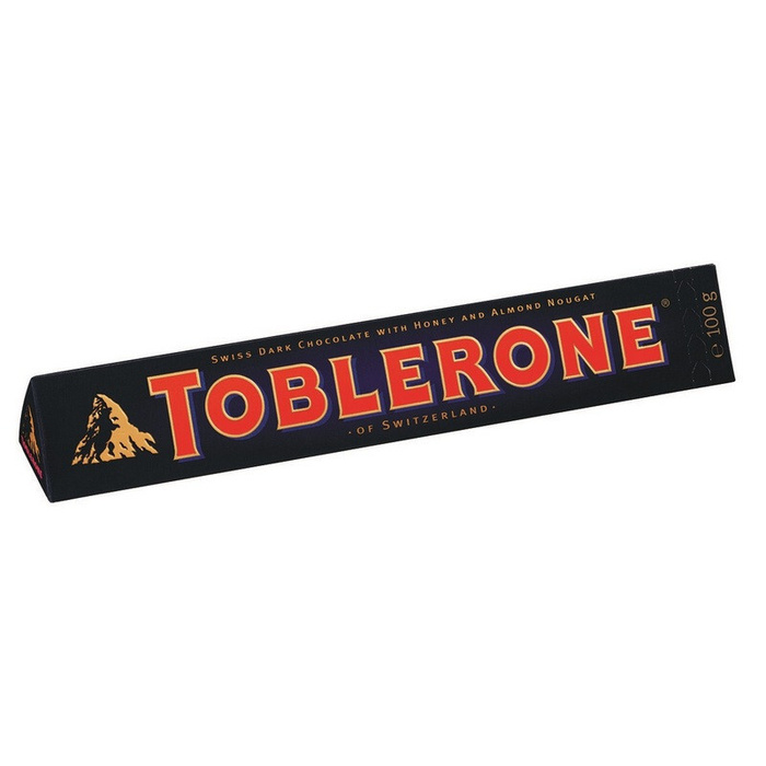 Шоколад TOBLERONE горький с нугой 100 грамм - купить с доставкой по ...