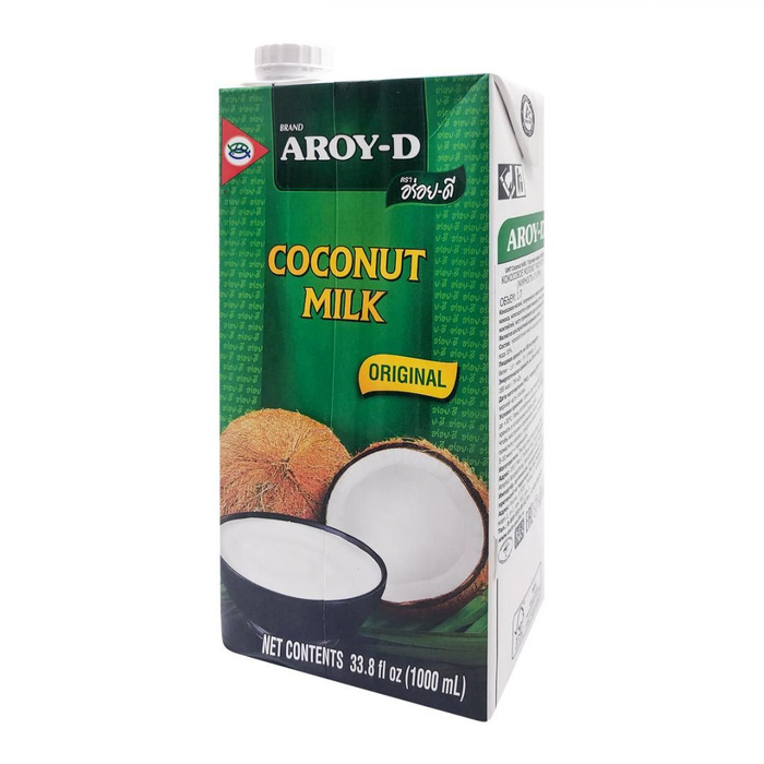 Кокосовое молоко натуральное (coconut milk) Aroy-D Арой-Ди 1л - купить ...