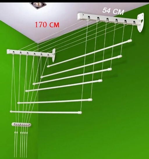 Как повесить сушилку для белья лифт 140 к стене