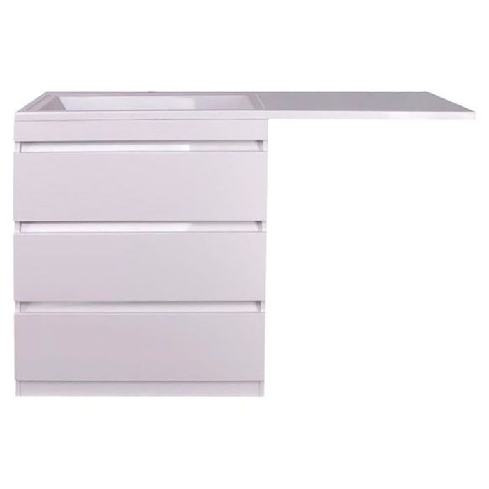 Тумба под раковину Style Line Даллас 140 Люкс Plus Белая - купить с ...