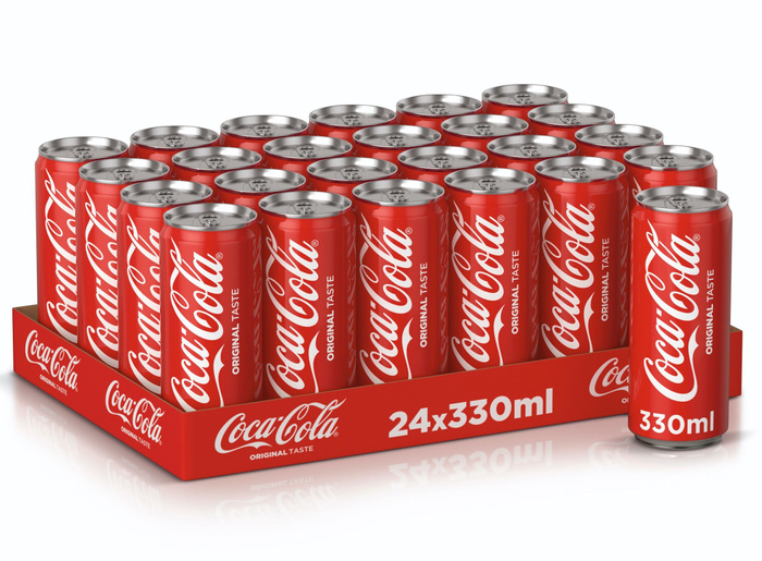 Газированный напиток Coca-Cola 0,33 л 24 шт. (ЖБ) / Кока кола - купить ...