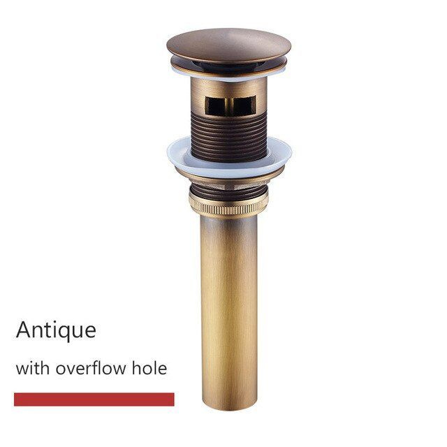 Верхняя часть (донный клапан) сифона - автомата на раковину - купить по ...