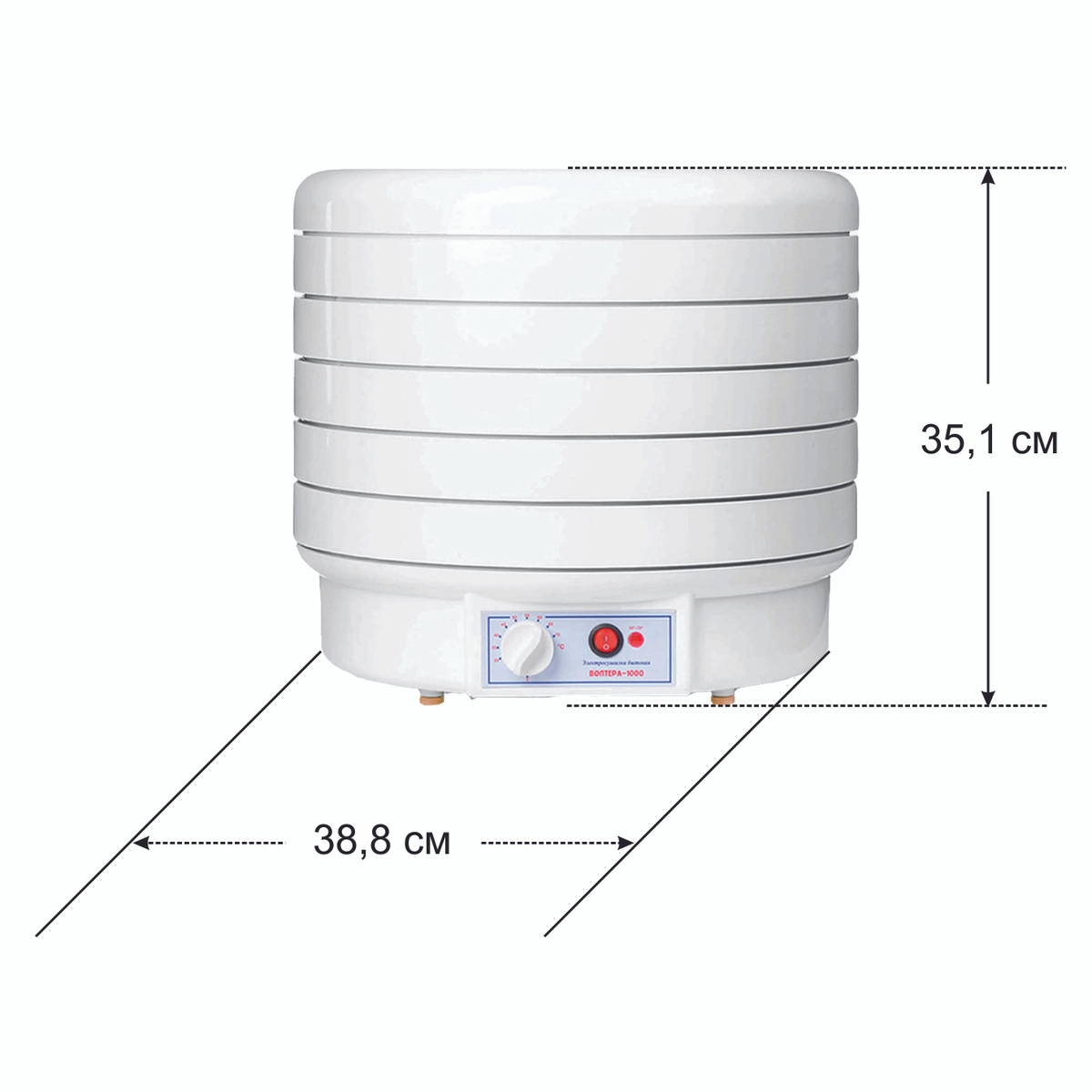 Габариты сушилки. 388х351 мм