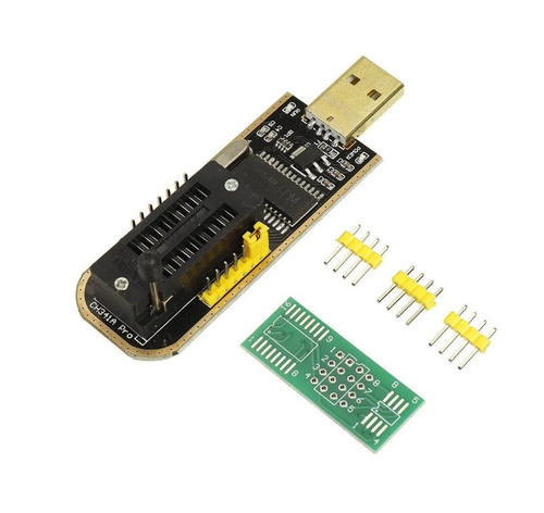 Программатор 24 EEPROM и 25 SPI FLASH на CH341A USB