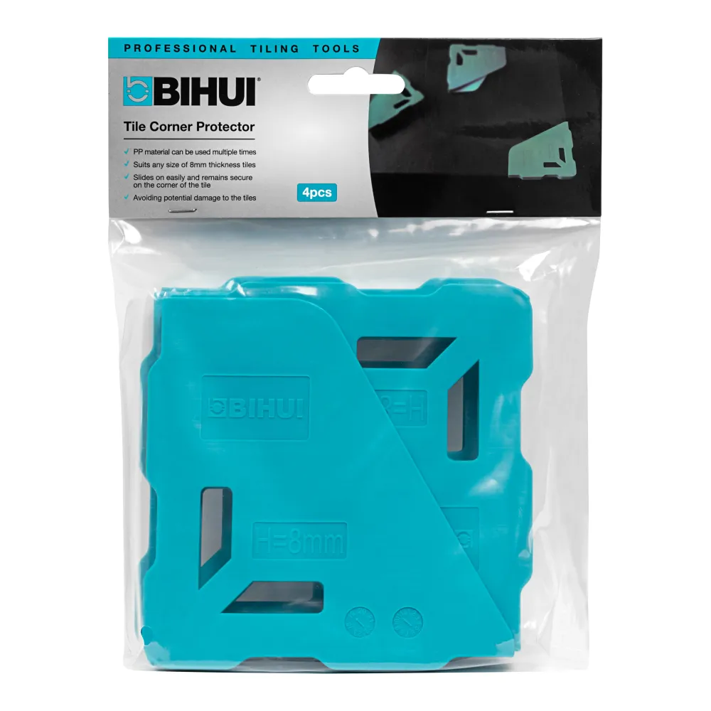 Инструмент для скрепления, протектор угла плитки BIHUI (защитный уголок для крупноформата), 4шт, 10мм, #3