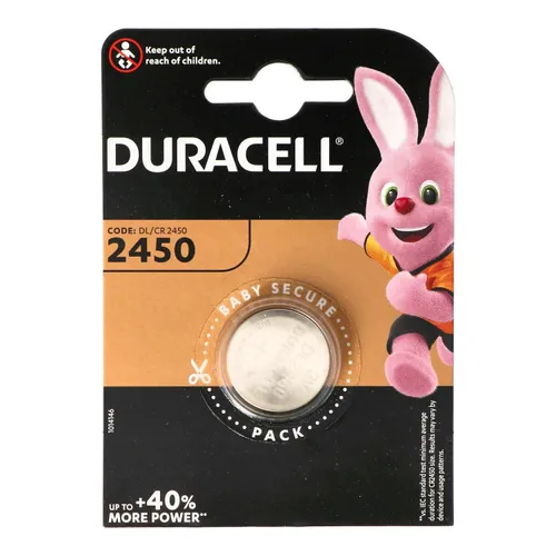 Дисковая батарейка Duracell CR2450 Lithium Battery 3v BL1