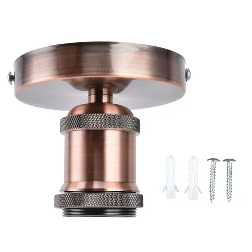 Винтажный патрон для лампы E26 E27, потолочный держатель с комплектом аксессуаров для кухни, спальни