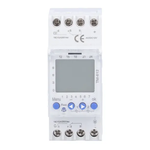 Таймер TM612, 2 канальный, для умного дома, управление питанием, программируемый, LCD дисплей