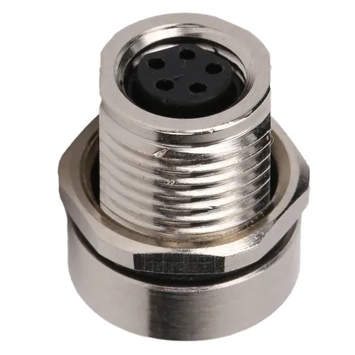 Разъём M8FS5, панельный, 5 контактов, IP67, влагозащищённый, адаптер-переходник для подключения