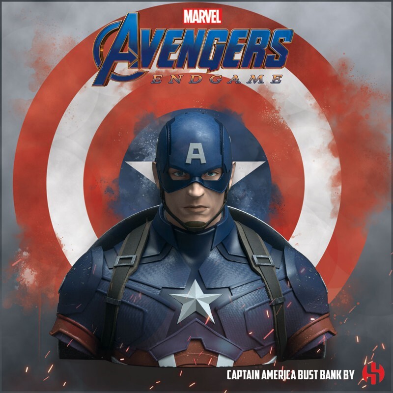 Бюст Капитан Америка - Avengers - Коллекционная копилка
