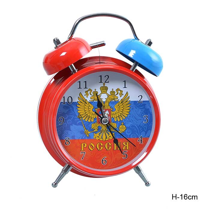 Будильник Россия, 16 см. Будильник Россия, 16 см.