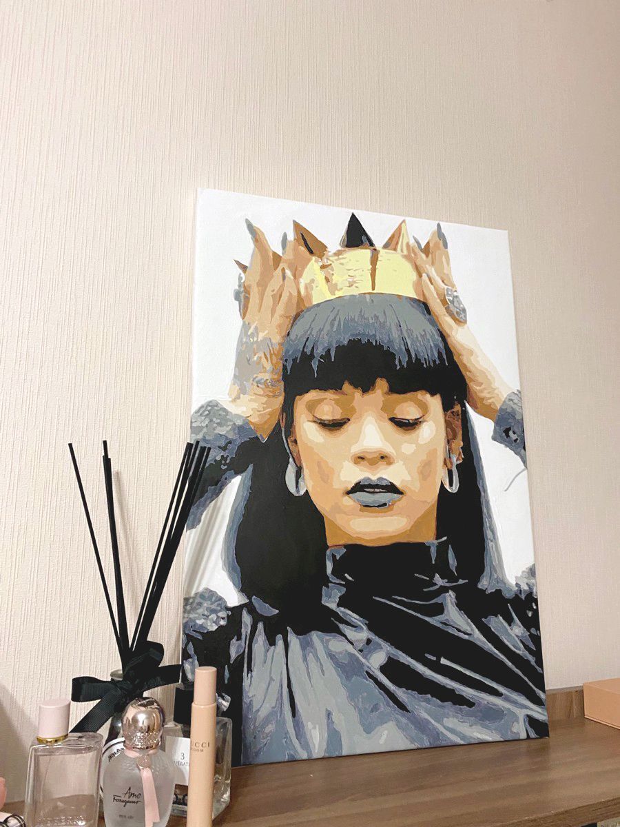 Картина по номерам Rihanna, 40 х 60 см