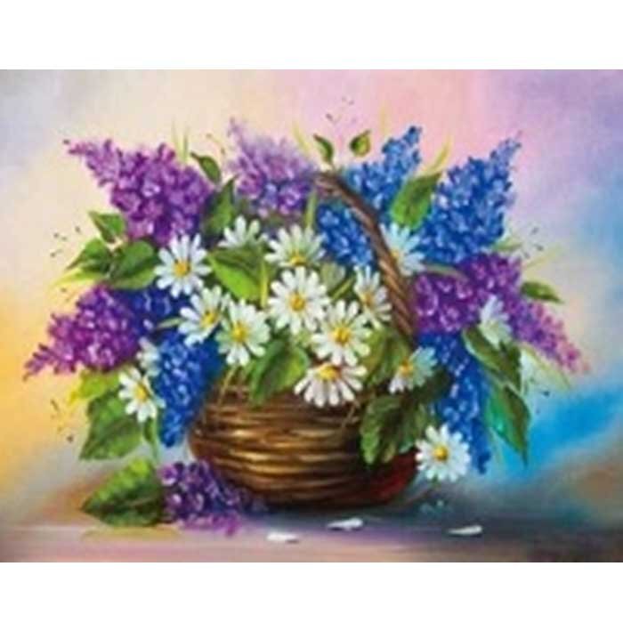 Алмазная мозаика на подрамнике 40x50,полное заполнение.