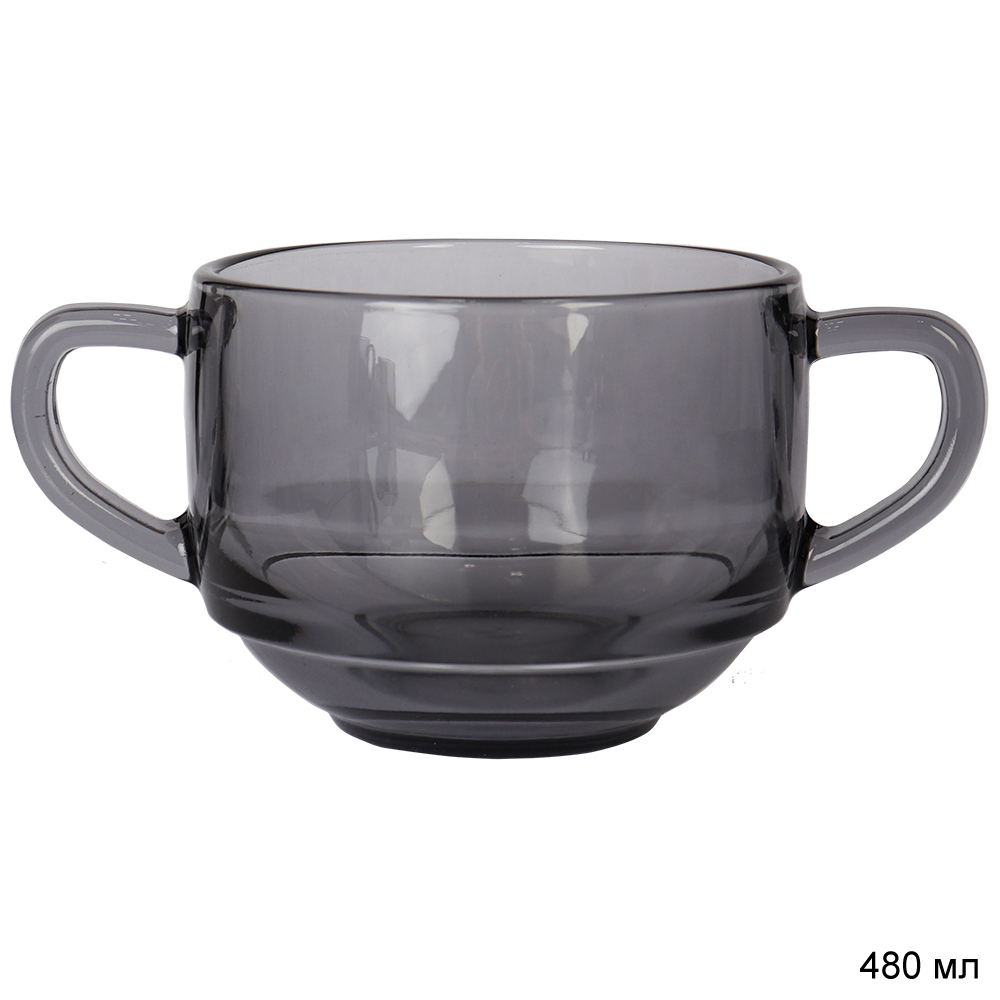 Кружка для супа, 480 мл. Грей.