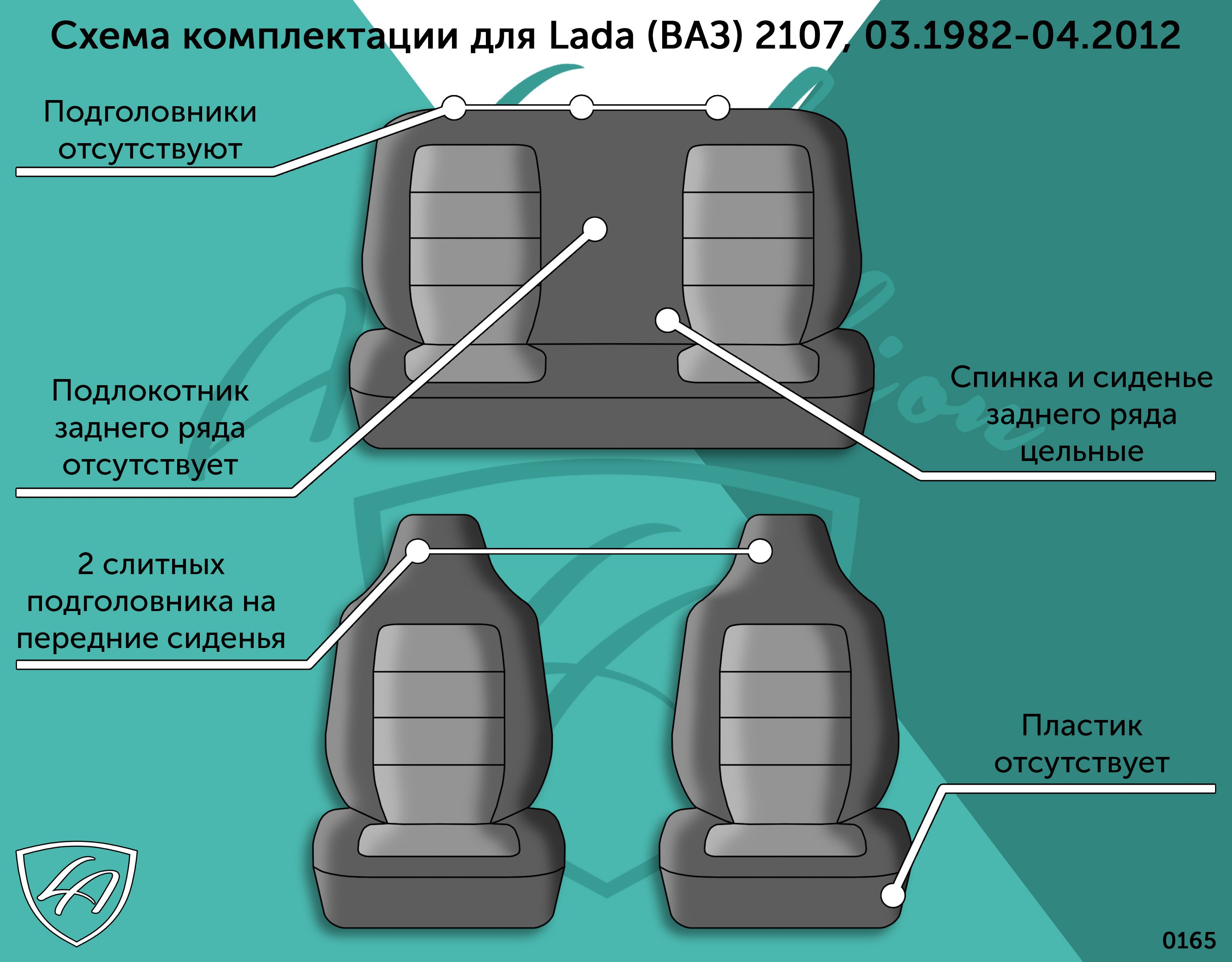 Авточехлы для Lada (ВАЗ) 2107, 03.1982-04.2012 ТУРИН СТ /Илана+Орегон/ Чёр  + Крас & Чехлы модельные для автомобильных сидений - купить с доставкой по  выгодным ценам в интернет-магазине OZON (227061497)