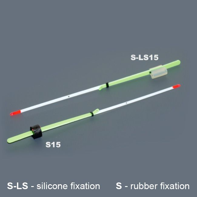 Кивок лавсановый двойной на силиконе NOD S-LS15 (120 мм, жёсткость 0,20)