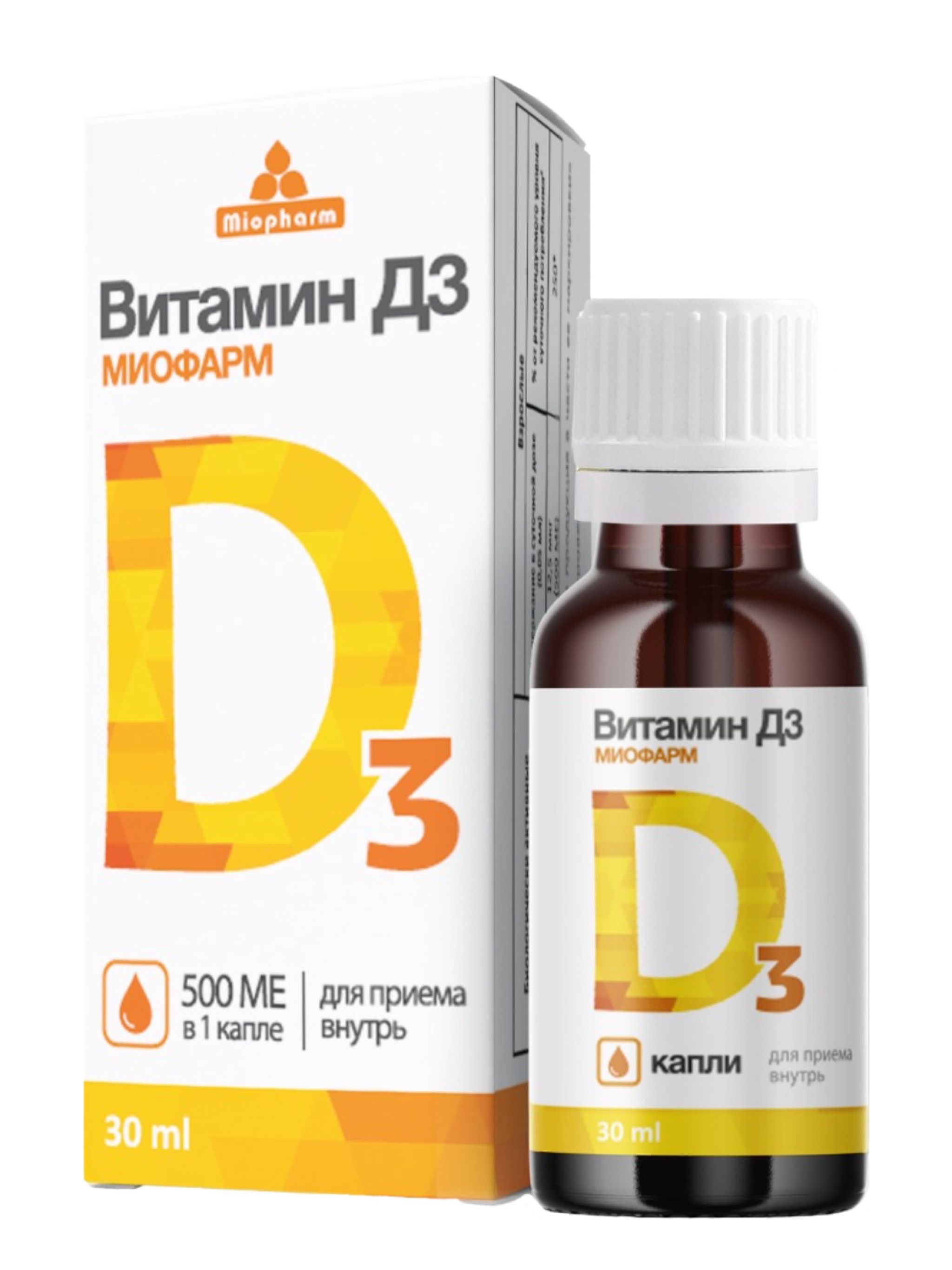 Витамин д3 миофарм