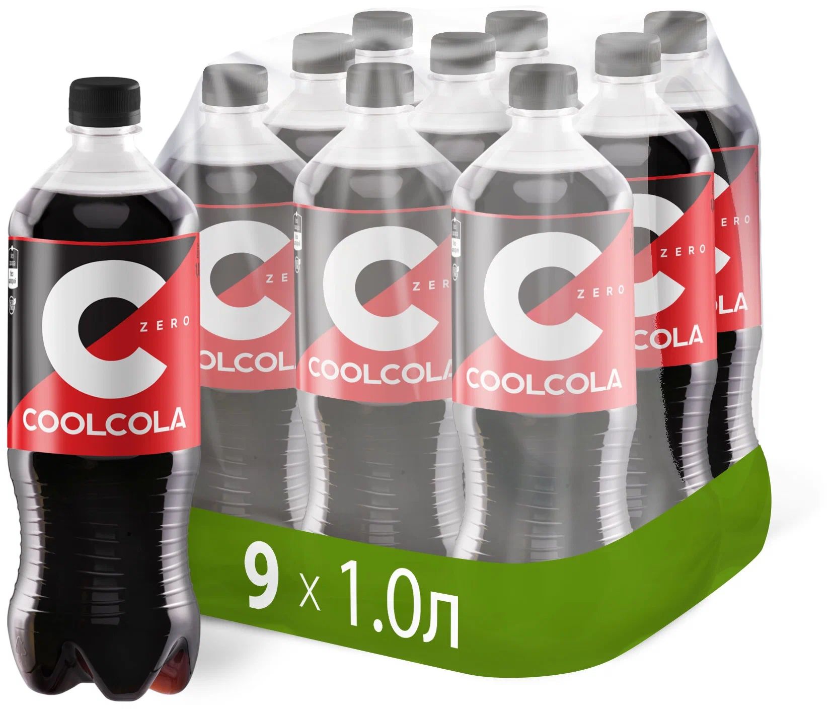 Cool Cola Zero (Кул Кола Зеро ), 9 штук по 1 л, Без сахара купить на ...