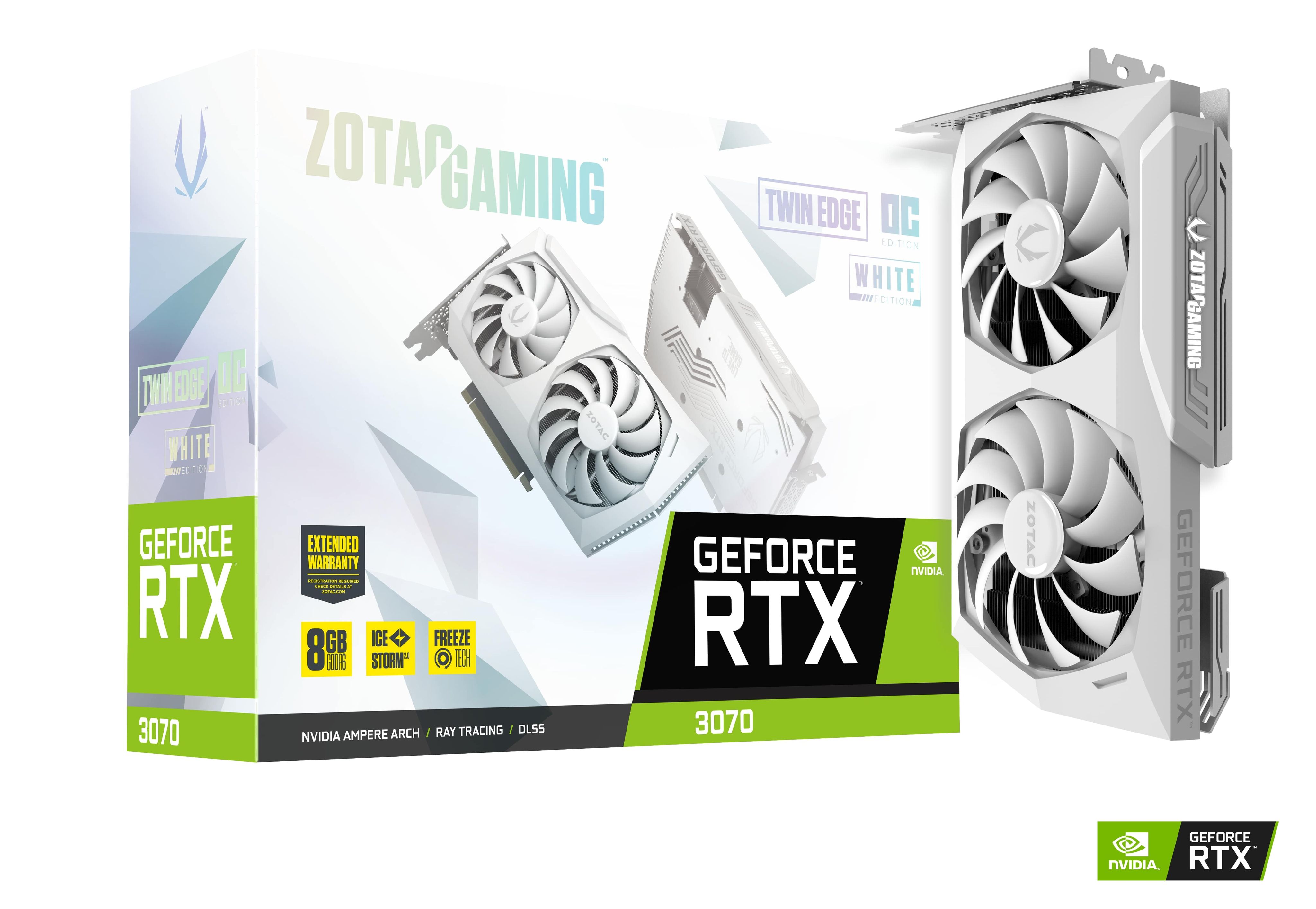 【値下げ交渉歓迎】ZOTAC GAMING GeForce RTX 3070 Видеокарта ZOTAC GeForce RTX 3070, 8 ГБ GDDR6 PCI-E 4.0 x16 HDMI
