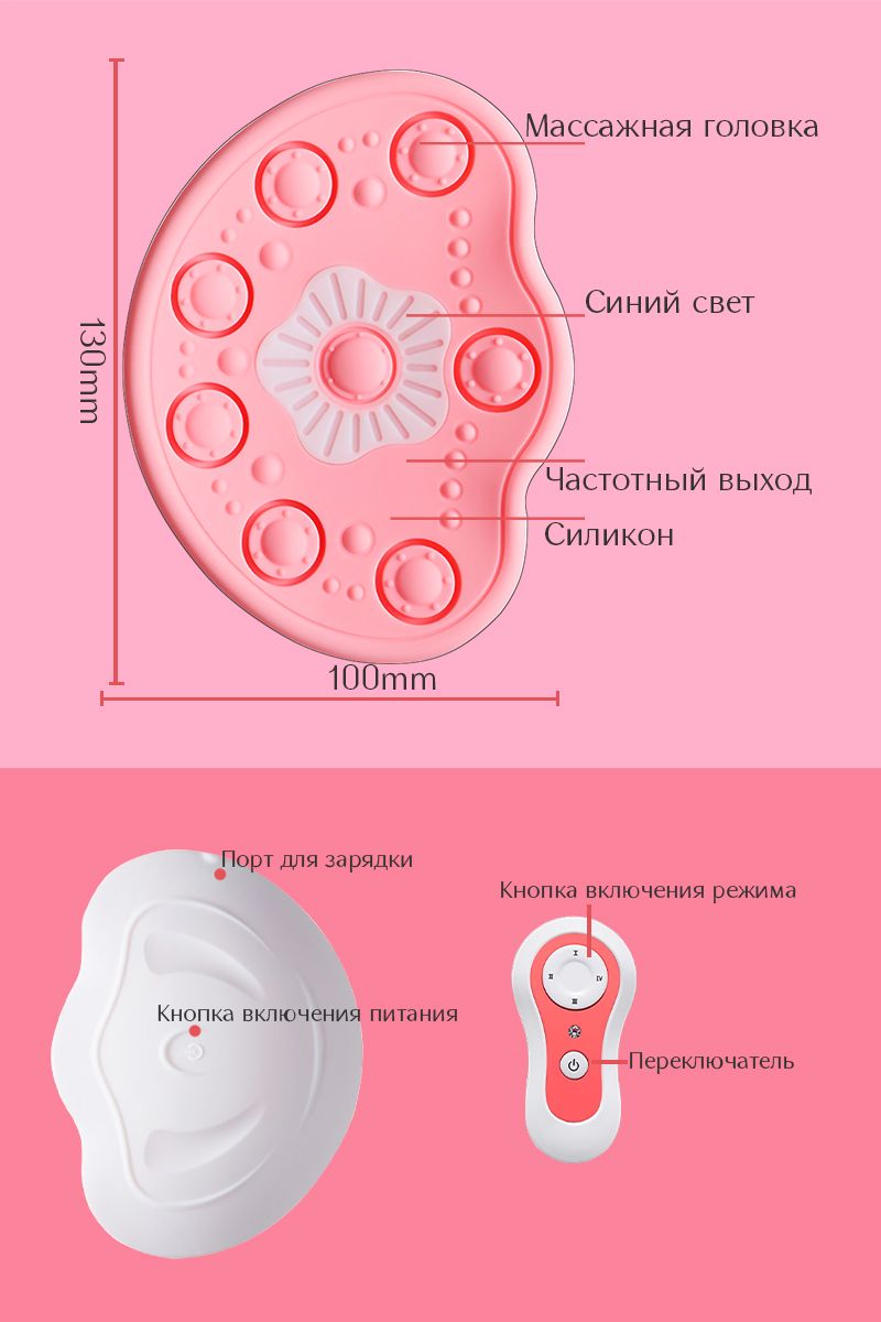 Массажер для формирования женской груди FILIO массажер для груди розовый -  купить с доставкой по выгодным ценам в интернет-магазине OZON (1266368924)