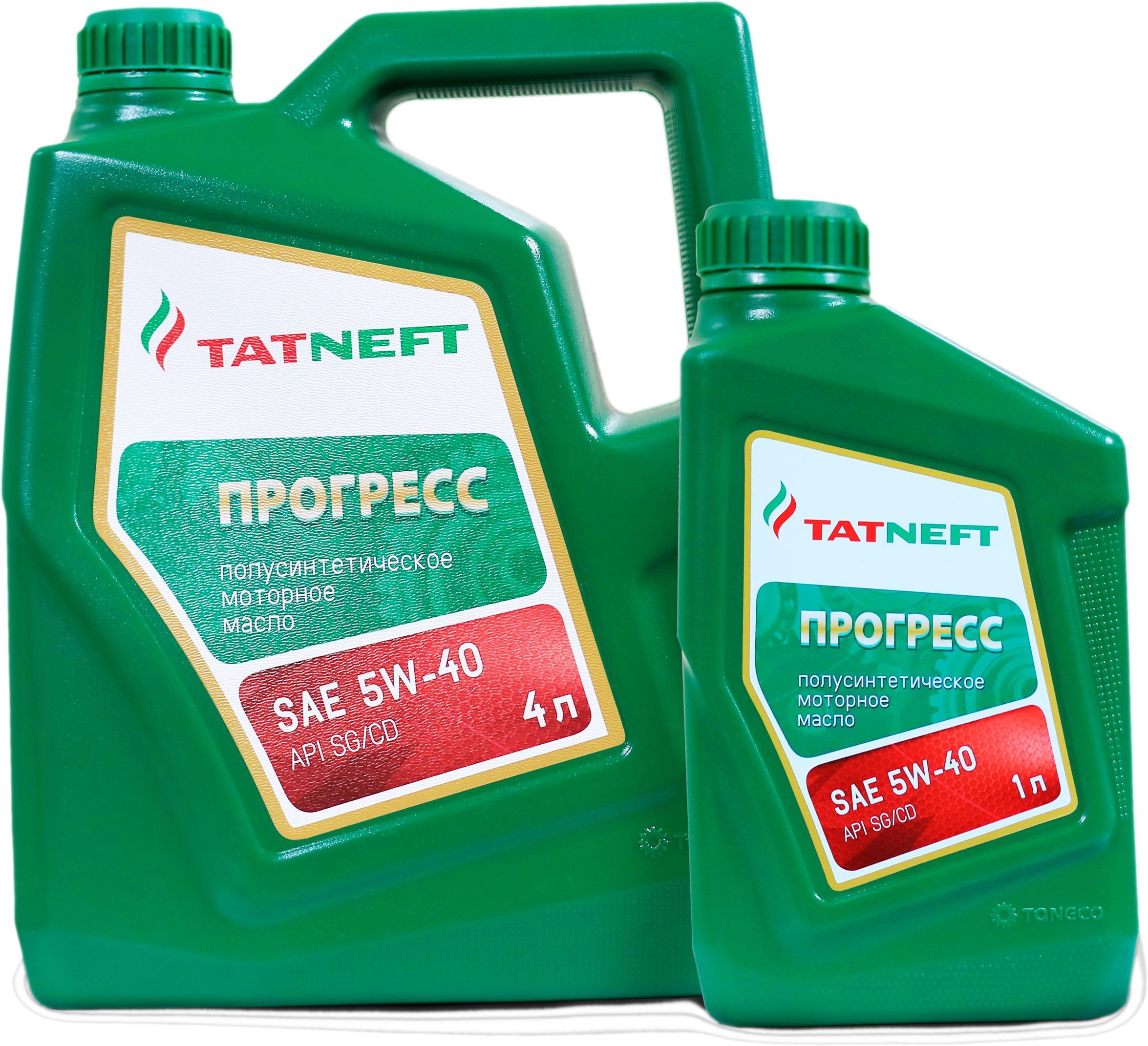 Масло моторное TATNEFT Прогресс 5W-40 Полусинтетическое -  в .